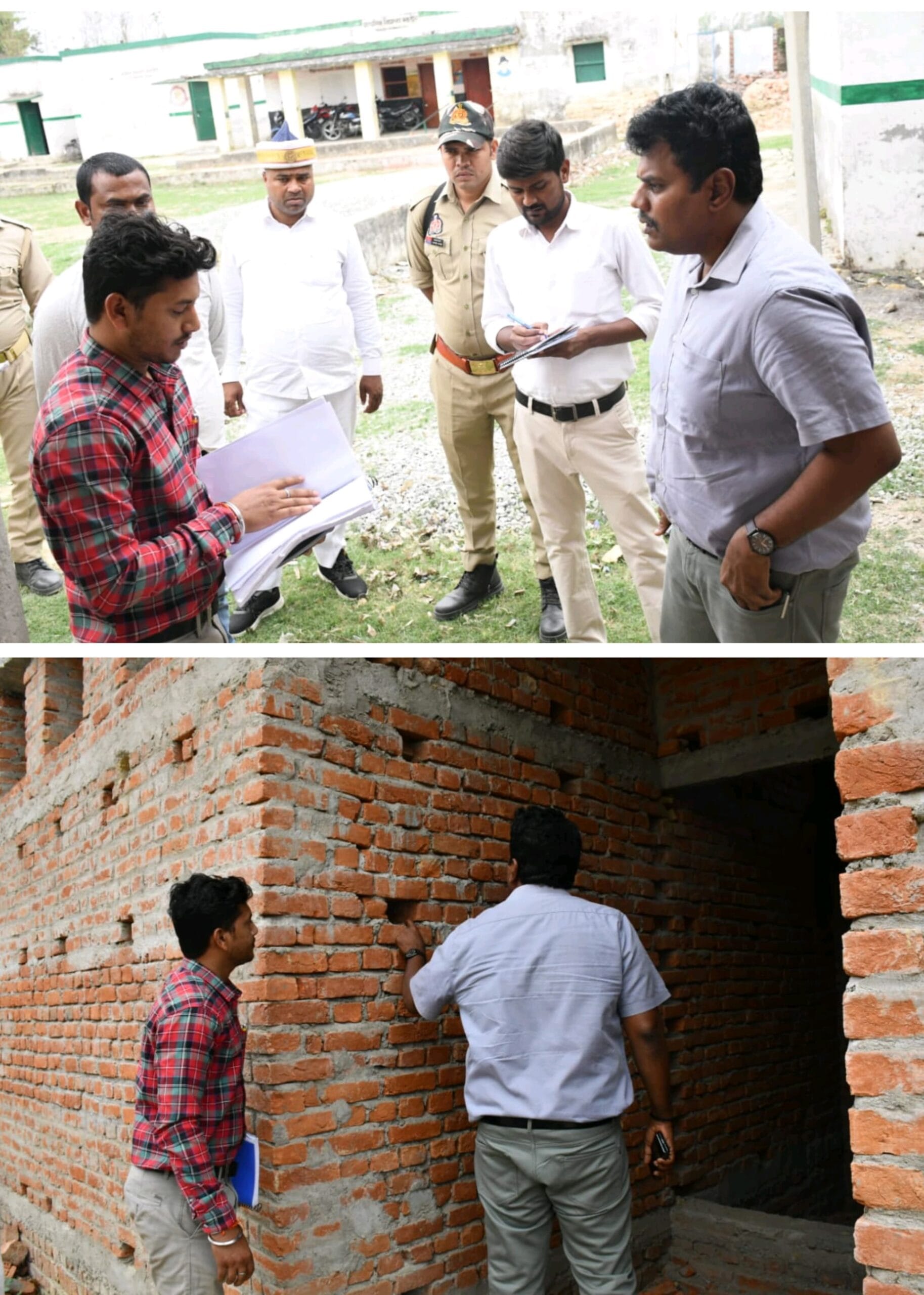 Dm Siddharthnagar ne nirakshan kiya