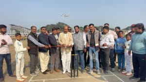 श्याम जयसवाल ने गौतम  बुद्ध आल इंडिया क्रिकेट प्रतियोगिता 2026 के सेमीफाइनल मुकाबले का फीता काटकर किया शुभारंभ