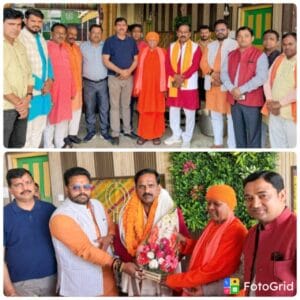 भाजपा के नवनियुक्त जिलाध्यक्ष का सदर विधायक सहित भाजपाईयों ने दी बधाई एवं शुभकामनाएं