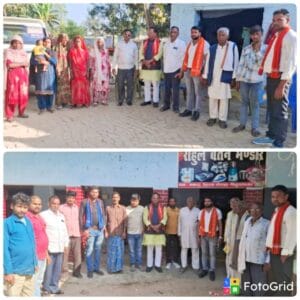 अपना दल के जिलाध्यक्ष ने किया सघन जनसम्पर्क, ग्रामीणों का मिला अपार समर्थन