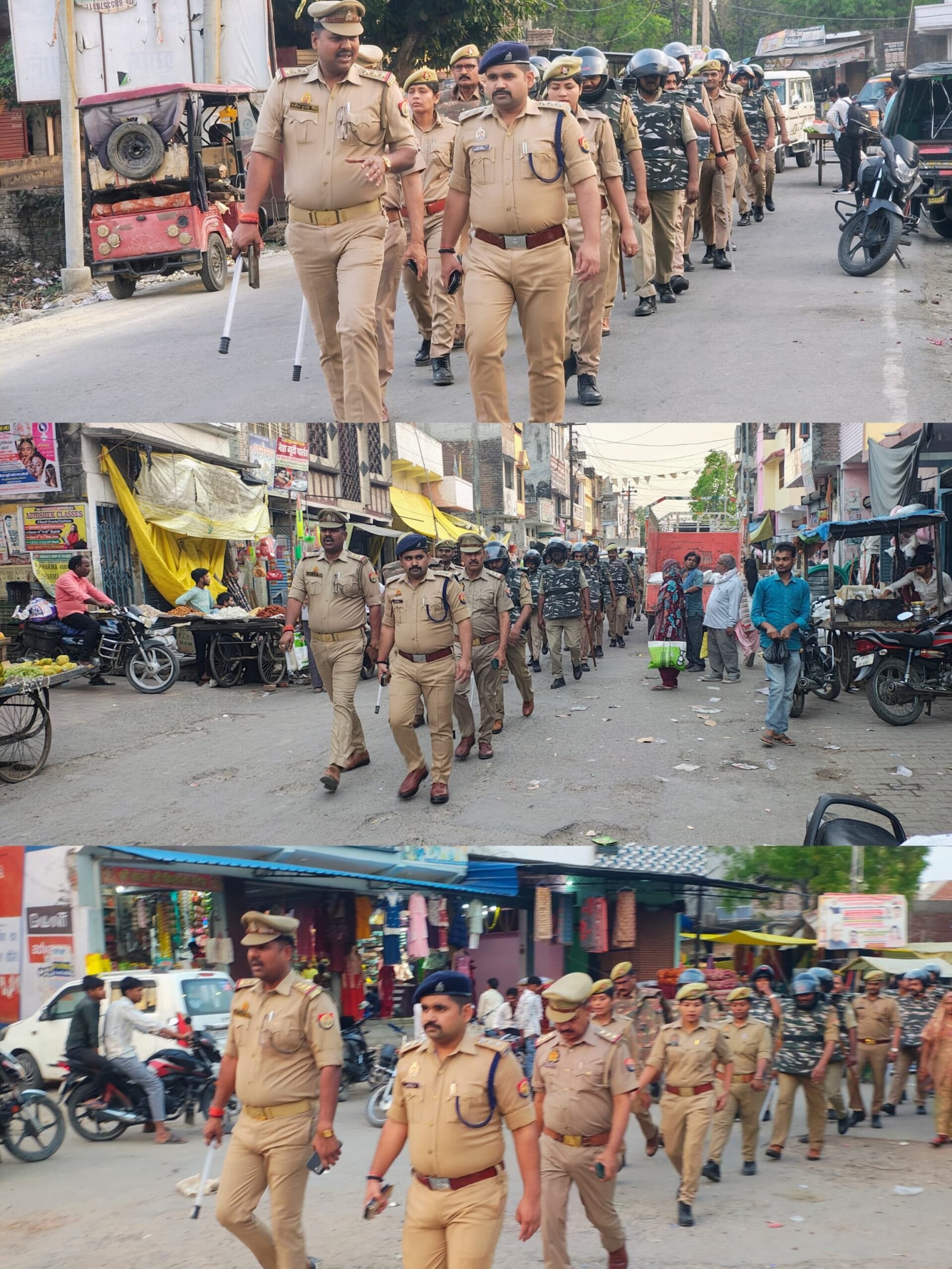 शोहरतगढ़ में पुलिस की सख्ती बढ़ी: सीओ मयंक द्विवेदी ने पैदल गश्त कर परखी सुरक्षा व्यवस्था, आमजन से किया सीधा संवाद