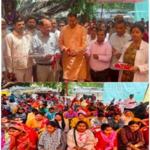 प्राथमिक स्वास्थ्य केंद्र बढ़नी में भव्य स्वास्थ्य शिविर का आयोजन, विधायक विनय वर्मा व सीएमओ ने किया निरीक्षण