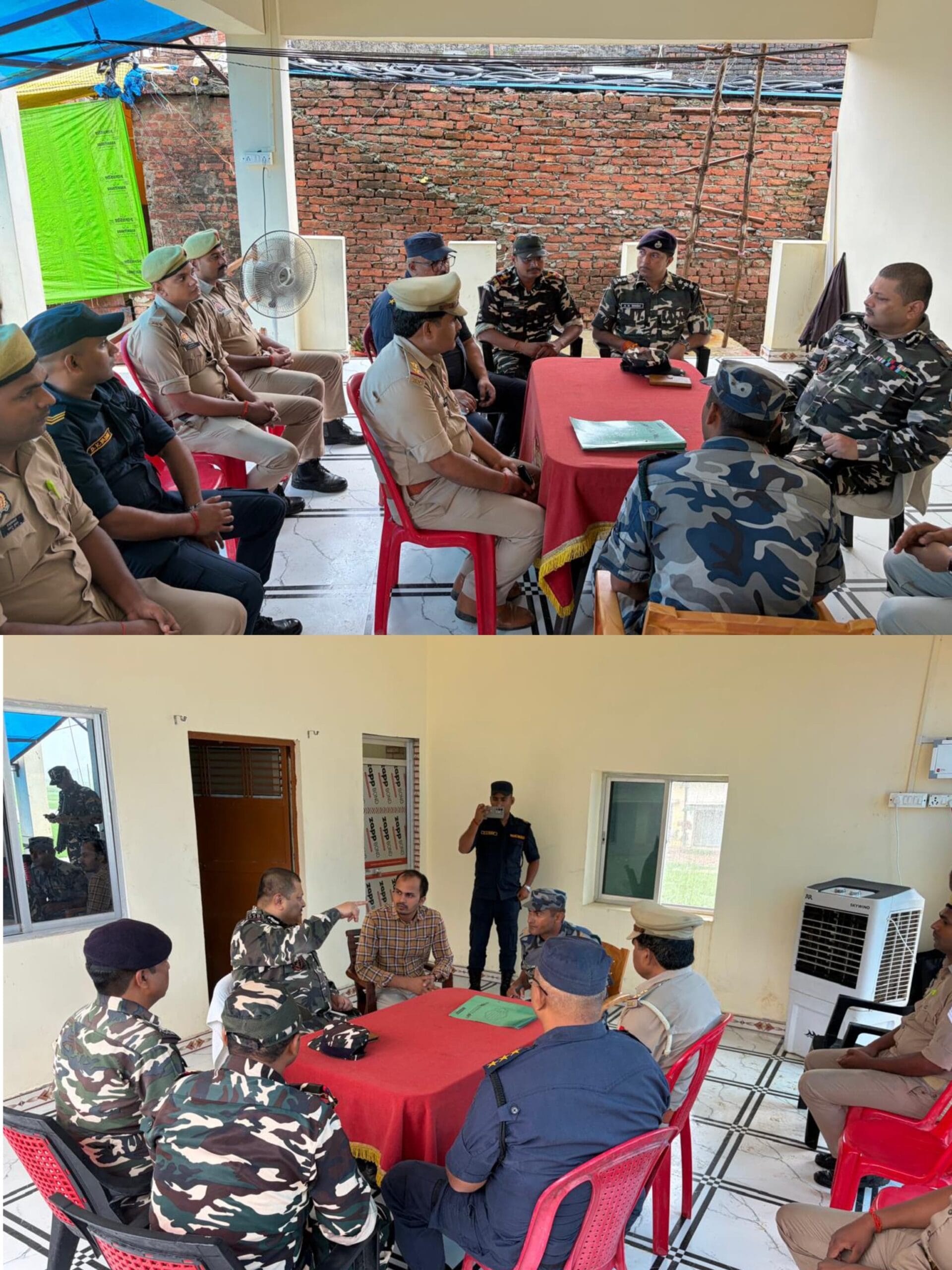 खुनुवा बॉर्डर पर भारत-नेपाल सुरक्षा एजेंसियों की संयुक्त बैठक, सीमा सुरक्षा और समन्वय मजबूत करने पर जोर