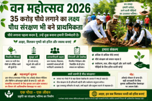 वन महोत्सव 2026: 35 करोड़ पौधों का लक्ष्य, लेकिन पौध संरक्षण भी बने सर्वोच्च प्राथमिकता