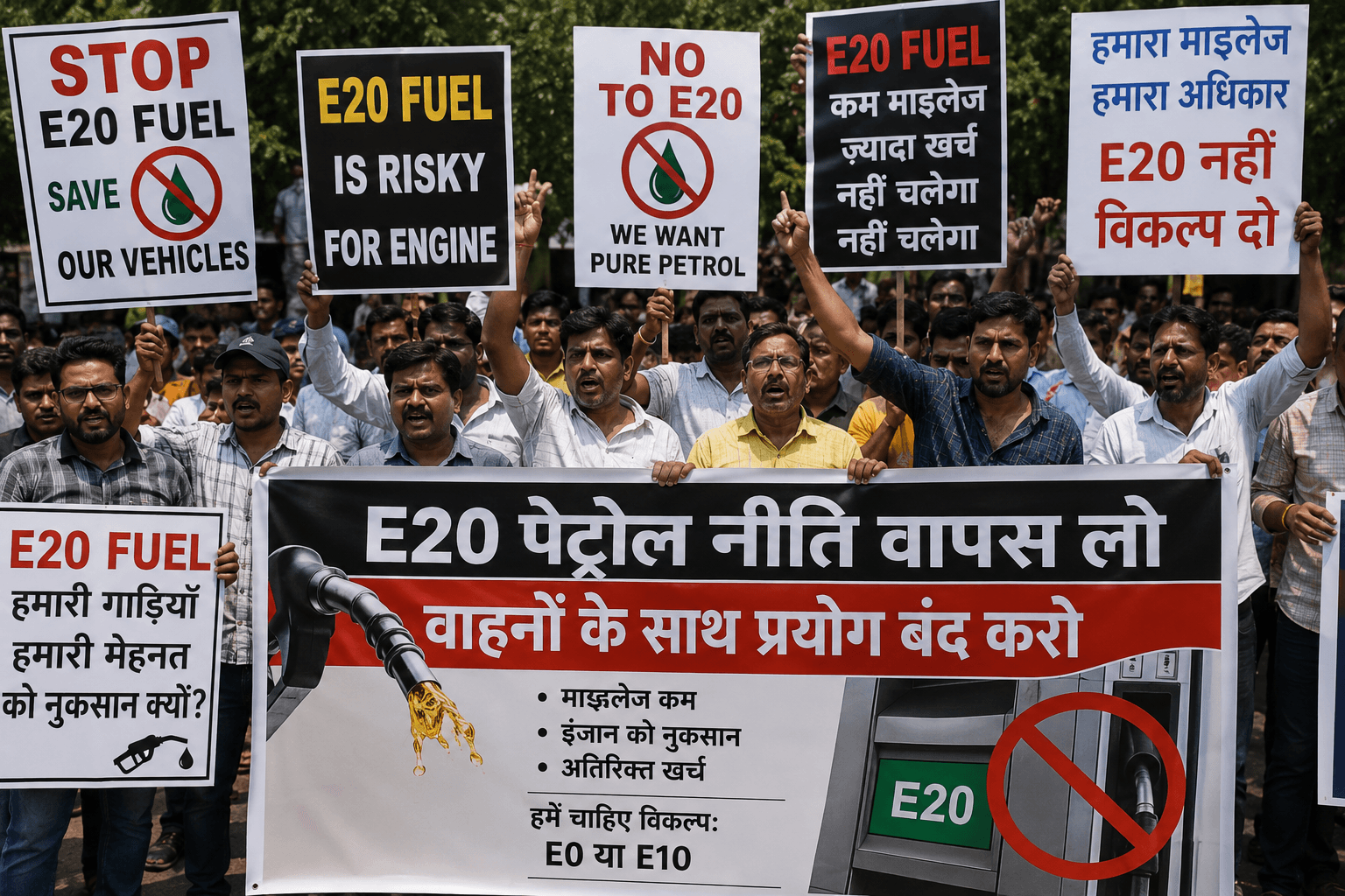 E20 पेट्रोल विवाद
